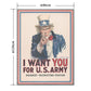 Hattan Art Poster ハッタンアートポスター I want you for U.S. Army  / HP-00015 LLサイズ(90cm×120cm)