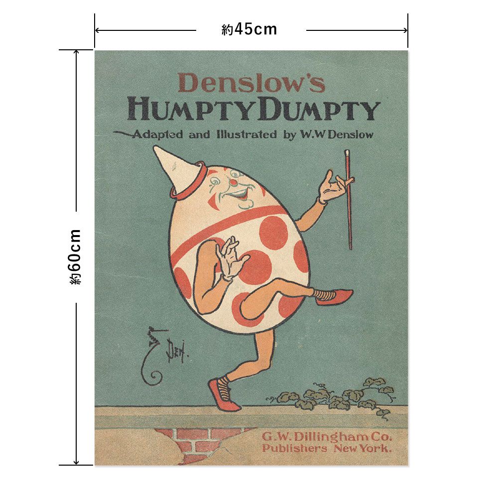 Hattan Art Poster ハッタンアートポスター DENSLOW'S HUMPTY DUMPTY / HP-00023 Mサイズ(45cm×60cm)