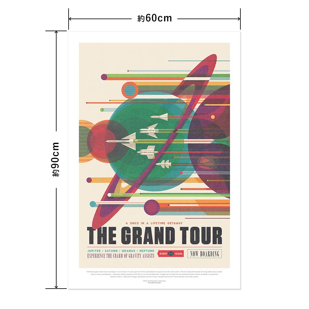 Hattan Art Poster ハッタンアートポスター Grand Tour / HP-00067 Lサイズ(60cm×90cm)