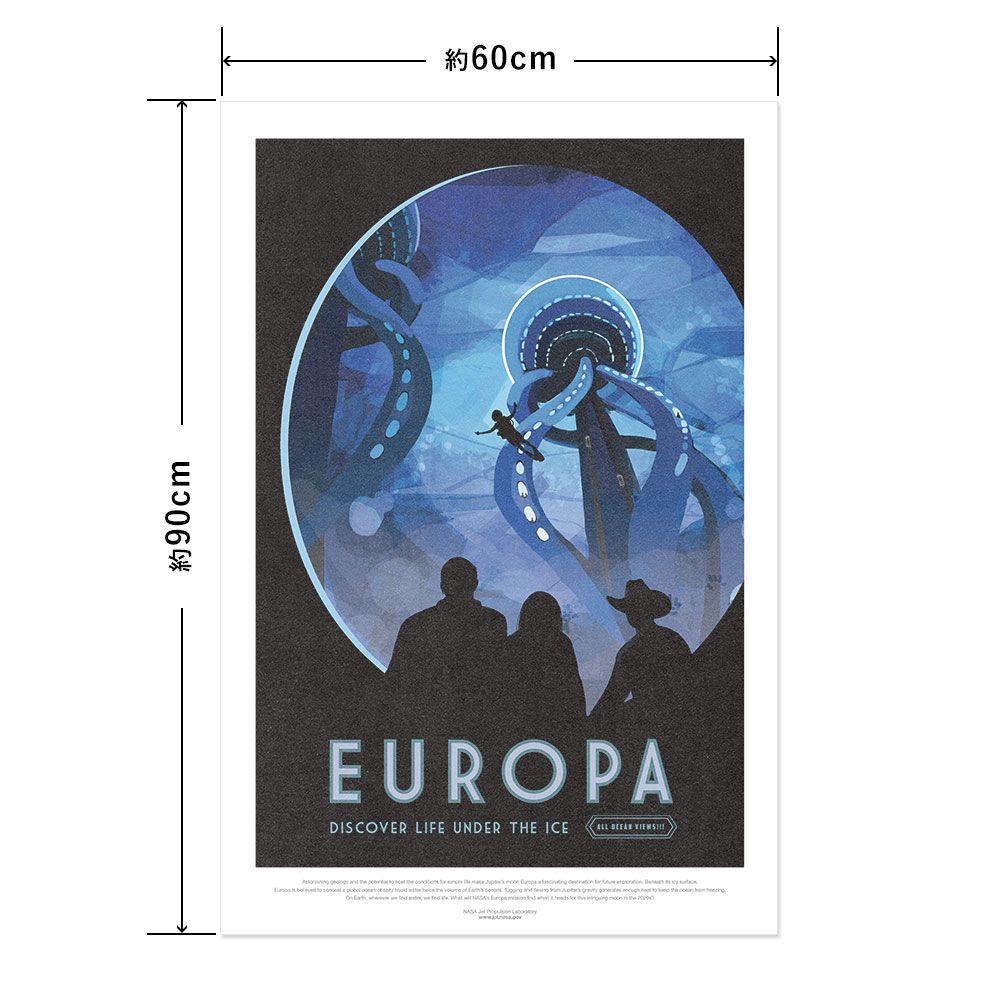 Hattan Art Poster ハッタンアートポスター Europa / HP-00069 Lサイズ(60cm×90cm)