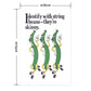 Hattan Art Poster ハッタンアートポスター Identify with string beans  / HP-00082 Sサイズ(30cm×45cm)