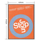 Hattan Art Poster ハッタンアートポスター Stop - Join / HP-00097 Sサイズ(34cm×45cm)