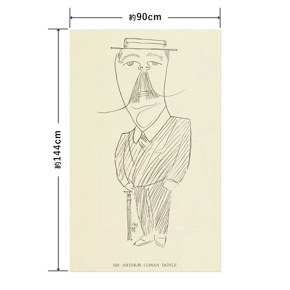 Hattan Art Poster ハッタンアートポスター Arthur Conan Doyle / HP-00102 LLサイズ(90cm×144cm)