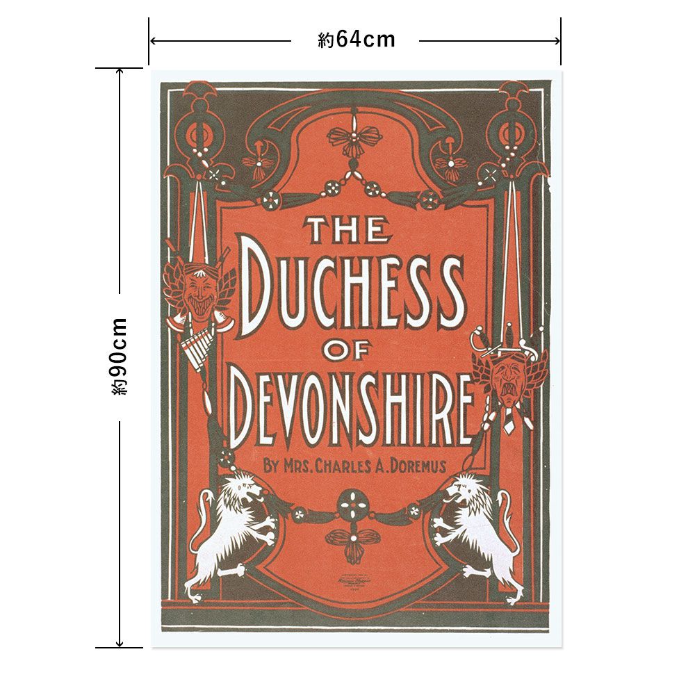 Hattan Art Poster ハッタンアートポスター The Duchess of Devonshire / HP-00120 Lサイズ(64cm×90cm)