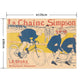 Hattan Art Poster ハッタンアートポスター ロートレック The Simpson Chain / HP-00148 LLサイズ(126cm×90cm)