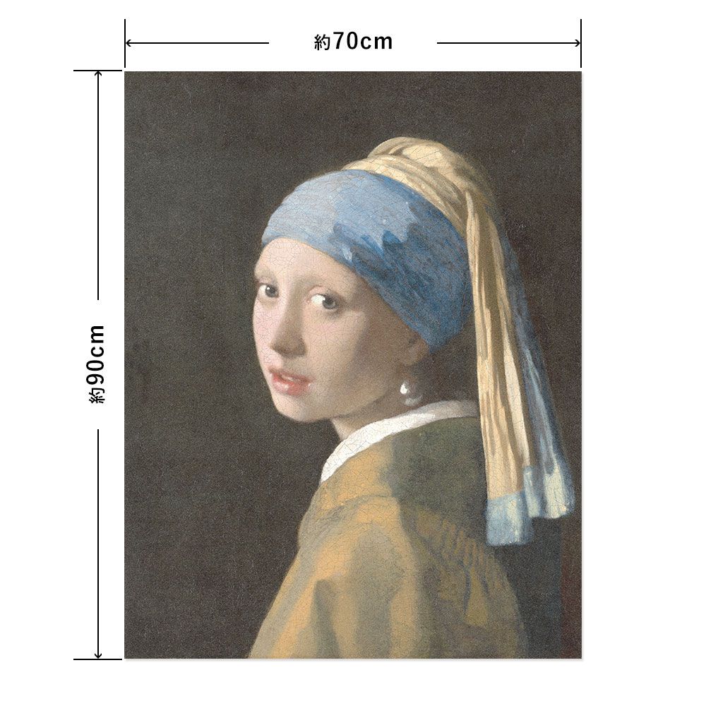 Hattan Art Poster ハッタンアートポスター フェルメール Girl with a Pearl Earring / HP-00165 Lサイズ(70cm×90cm)