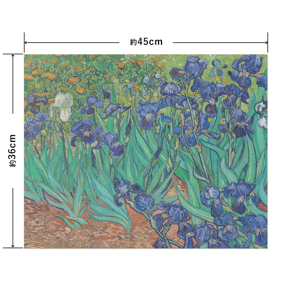 Hattan Art Poster ハッタンアートポスター ゴッホ Irises / HP-00177 Sサイズ(45cm×36cm)