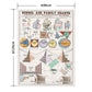 Hattan Art Poster ハッタンアートポスター School and family charts / HP-00196 LLサイズ(90cm×120cm)