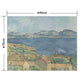 Hattan Art Poster ハッタンアートポスター The Bay of Marseilles, Seen from L’Estaque / HP-00214 Lサイズ(90cm×70cm)