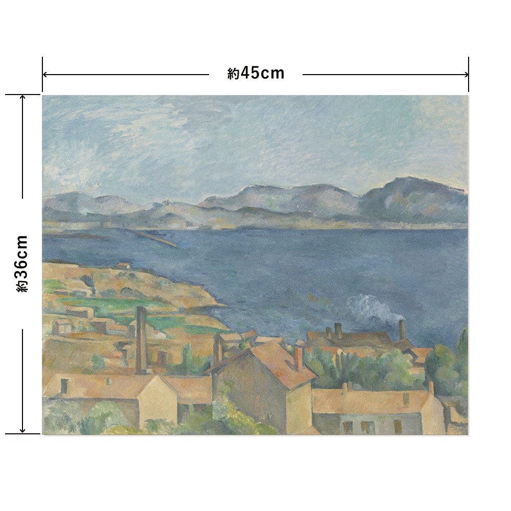 Hattan Art Poster ハッタンアートポスター The Bay of Marseilles, Seen from L’Estaque / HP-00214 Sサイズ(45cm×36cm)