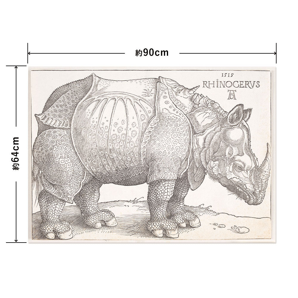 Hattan Art Poster ハッタンアートポスター The rhinoceros / HP-00216 Lサイズ(90cm×64cm)