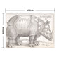 Hattan Art Poster ハッタンアートポスター The rhinoceros / HP-00216 Lサイズ(90cm×64cm)