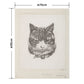 Hattan Art Poster ハッタンアートポスター Tête de chat. / HP-00226 Lサイズ(70cm×90cm)