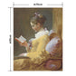 Hattan Art Poster ハッタンアートポスター Young Girl Reading / HP-00255 Lサイズ(70cm×90cm)