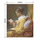 Hattan Art Poster ハッタンアートポスター Young Girl Reading / HP-00255 Sサイズ(36cm×45cm)