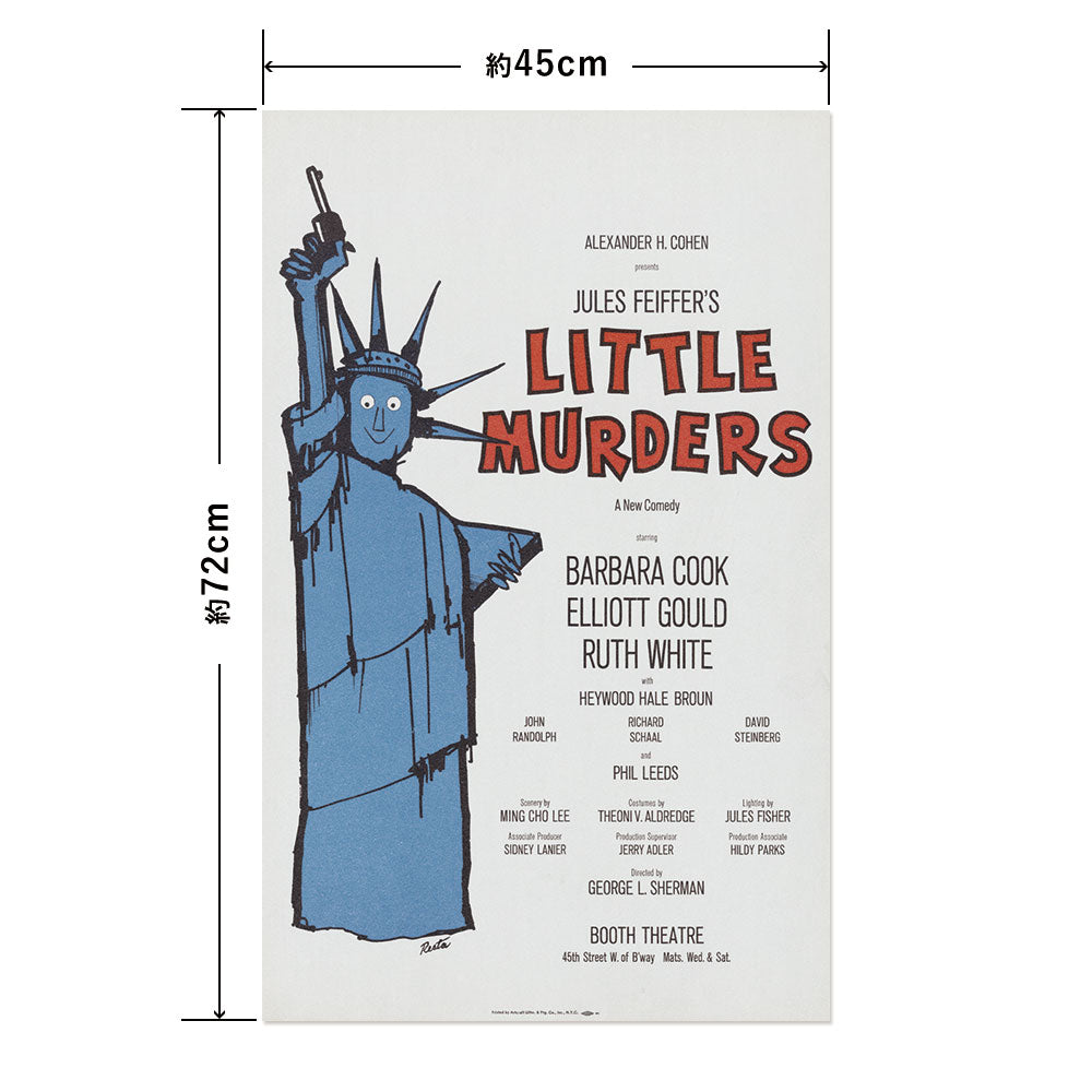 Hattan Art Poster ハッタンアートポスター Little Murders / HP-00267 Mサイズ(45cm×72cm)