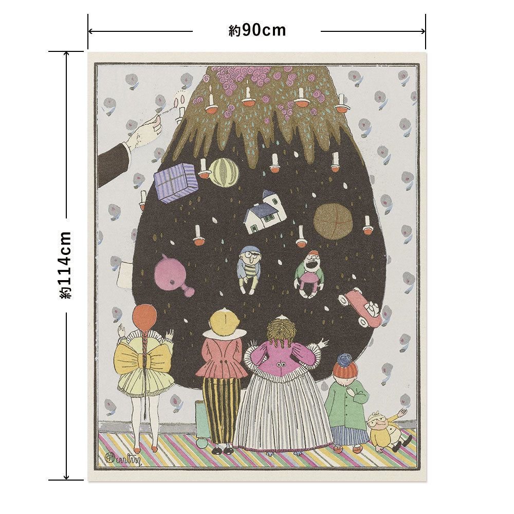 Hattan Art Poster ハッタンアートポスター Children’s costumes for Christmas / HP-00362 LLサイズ(90cm×114cm)