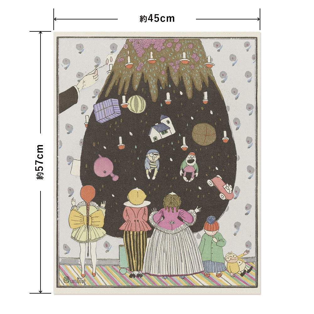 Hattan Art Poster ハッタンアートポスター Children’s costumes for Christmas / HP-00362 Mサイズ(45cm×57cm)