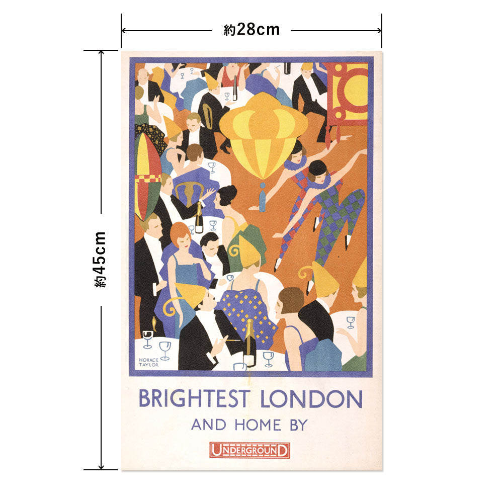 Hattan Art Poster ハッタンアートポスター Brightest London, and home / HP-00403 Sサイズ(28cm×45cm)