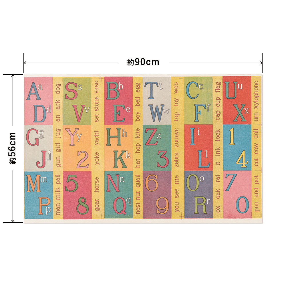 Hattan Art Poster ハッタンアートポスター The alphabet blocks / HP-00421 Lサイズ(90cm×56cm)