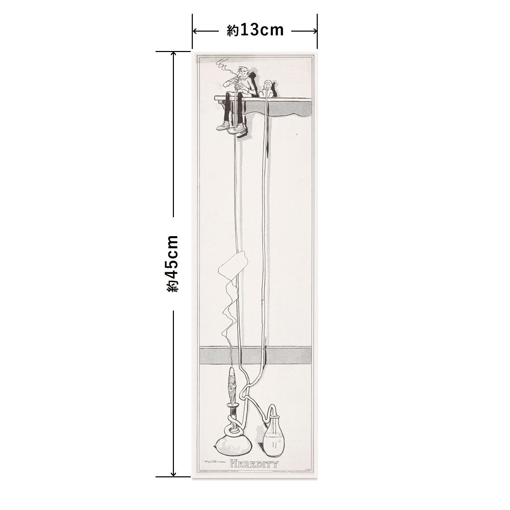 Hattan Art Poster ハッタンアートポスター Heredity / HP-00470 Sサイズ(13cm×45cm)
