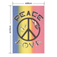 Hattan Art Poster ハッタンアートポスター Peace, love / HP-00482 LLサイズ(90cm×134cm)