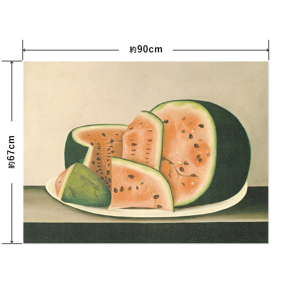 Hattan Art Poster ハッタンアートポスター Watermelon on a Plate  / HP-00502  Lサイズ(90cm×67cm)