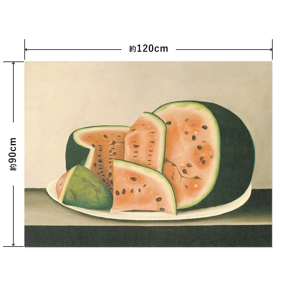 Hattan Art Poster ハッタンアートポスター Watermelon on a Plate  / HP-00502  LLサイズ(120cm×90cm)