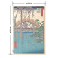 Hattan Art Poster ハッタンアートポスター 歌川広重 名所江戸百景 亀戸天神境内 / HP-00530 Lサイズ(60cm×90cm)