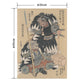 Hattan Art Poster ハッタンアートポスター 歌川国貞 仮名手本忠心蔵 堀部武庸と堀部弥次兵衛 / HP-00566 Sサイズ(32cm×45cm)