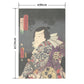 Hattan Art Poster ハッタンアートポスター 歌川豊国 当世好男子伝 九紋竜支進に比す のざらし語助 / HP-00568 LLサイズ(90cm×134cm)