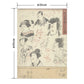 Hattan Art Poster ハッタンアートポスター 歌川国芳 荷宝蔵壁のむだ書 / HP-00574 Sサイズ(32cm×45cm)
