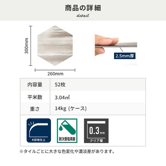 フロアタイルの商品詳細
