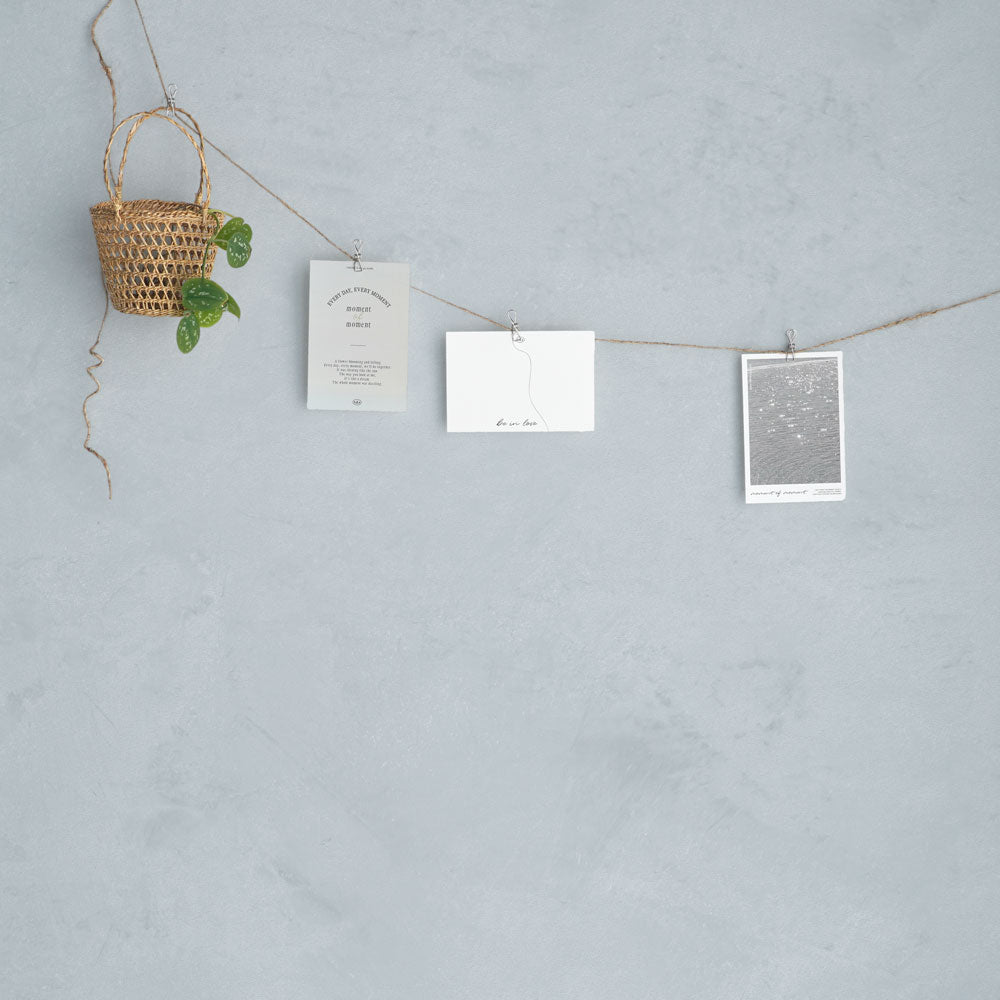 はがせる壁紙 シールタイプ SLOW TiME Lime Wash (49cm×3mサイズ) TST-LW12 Light Blue