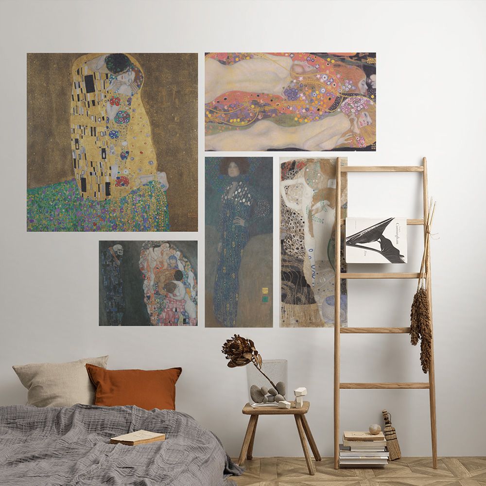セット買いで超お得! Hattan  Art Poster ハッタン アートポスター アソートパック クリムトの神秘セット
