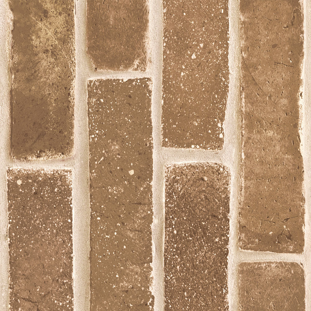 【3本セット】EASY WALL TAPE カフェブリック/ブラウン EWT57 イージーウォールテープ（幅23cm×6m）