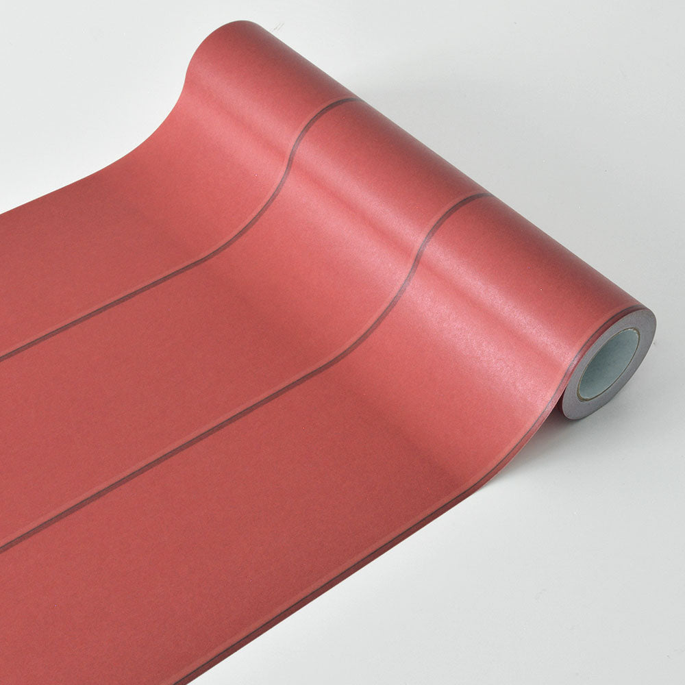 マステ感覚で貼る壁紙 EASY WALL TAPE カラーウッド/レッド EWT64 イージーウォールテープ（幅23cm×6m）