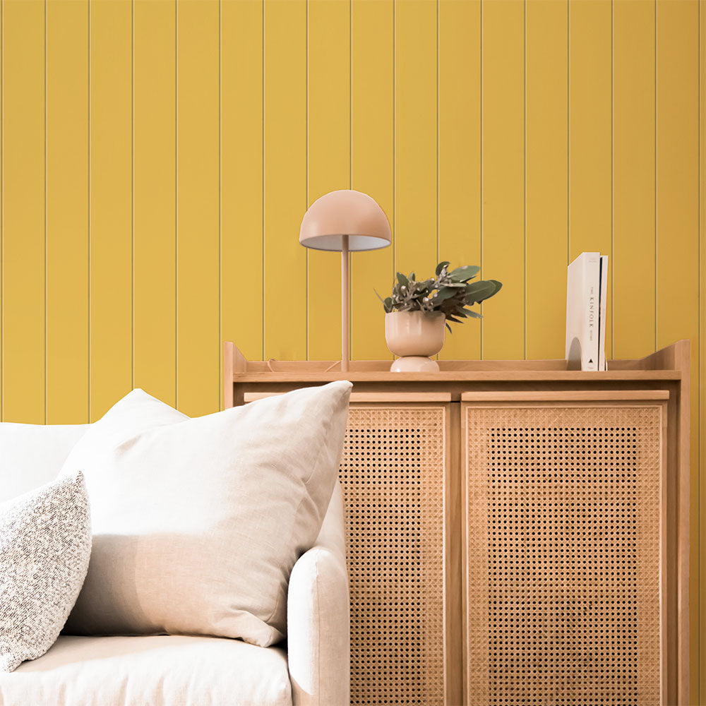 【5本セット】EASY WALL TAPE カラーウッド/イエロー EWT65 イージーウォールテープ（幅23cm×6m）