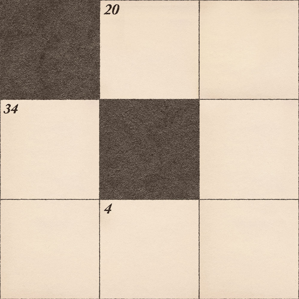 マステ感覚で貼る壁紙 EASY WALL TAPE クロスワード EWT66 イージーウォールテープ（幅23cm×6m）