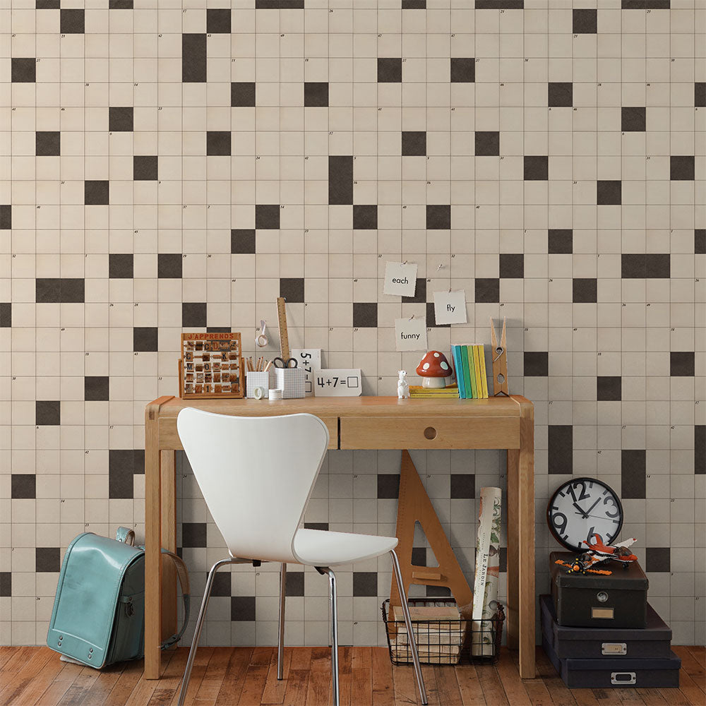 マステ感覚で貼る壁紙 EASY WALL TAPE クロスワード EWT66 イージーウォールテープ（幅23cm×6m）