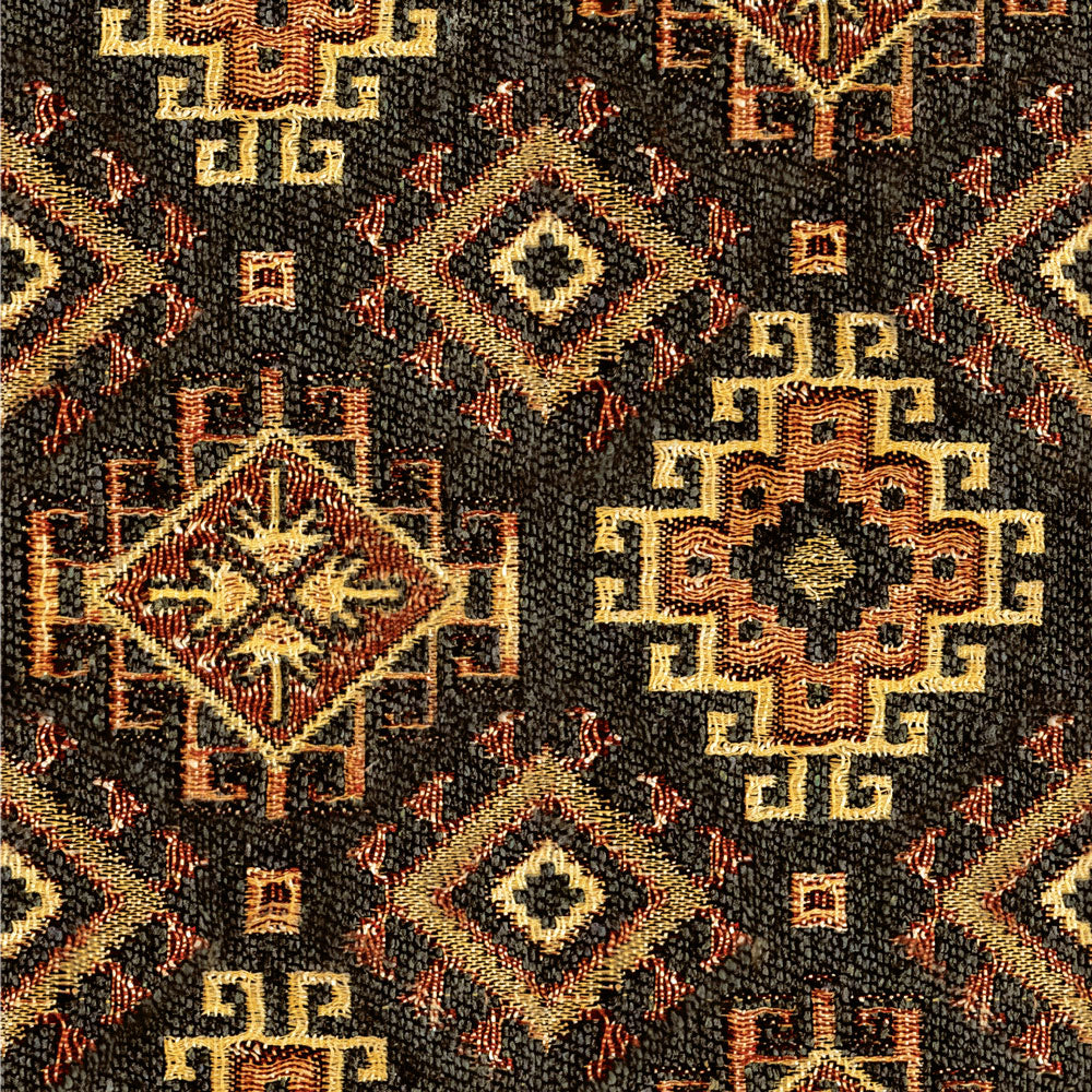 【5本セット】EASY WALL TAPE トライバルラグ/ブラック EWT68 イージーウォールテープ（幅23cm×6m）