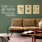 FLAX ART POSTER Encyclopaedia フラックス アートポスター エンサイクロペディア ベジタブルA FWP-AP-EN4A