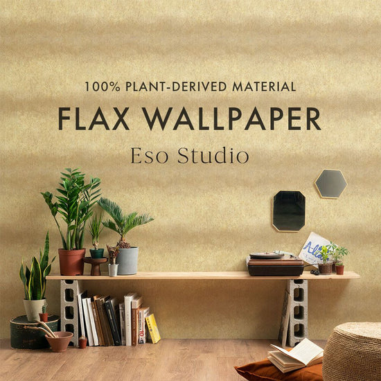 FLAX WALLPAPER フラックスウォールペーパー Eso Studio SAND STRIPE / CREAM FWP-ESO-05