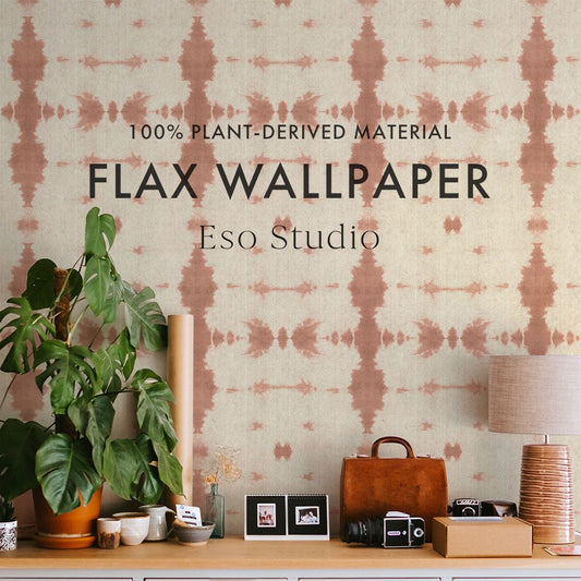 FLAX WALLPAPER フラックスウォールペーパー Eso Studio TIGER EYE / DUSTY ROSE FWP-ESO-08