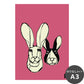 HAyU ANIMAL ART POSTER（文字なし） Single color　ウサギ　NWZ-HYAP15-N
