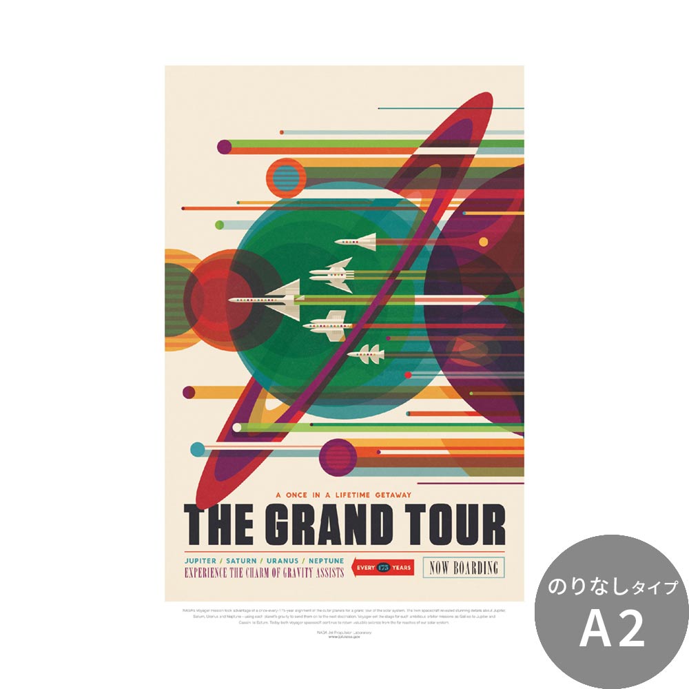 アートポスター のりなし A2サイズ レトロトレ Grand Tour NRT-AP08