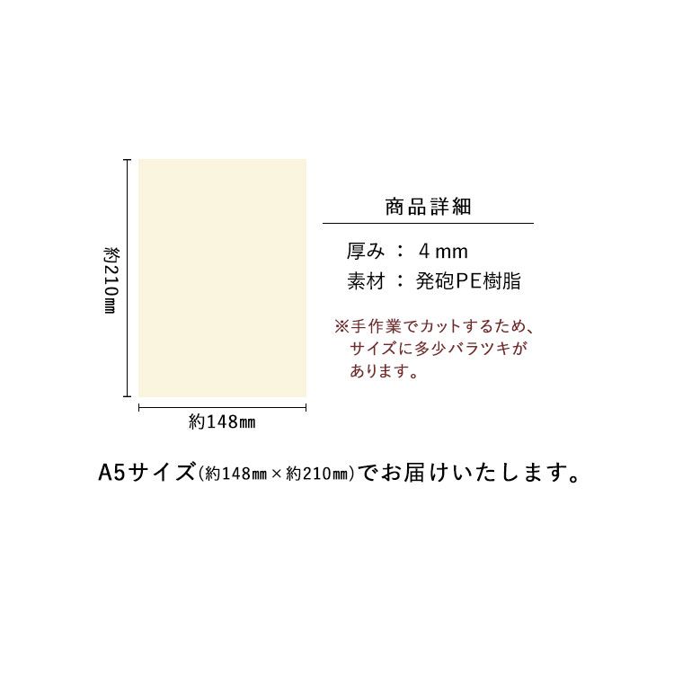 【サンプル】床 の 防音シート クッションフロア や カーペット の 下地 に 防滑 防音  カット メール便OK