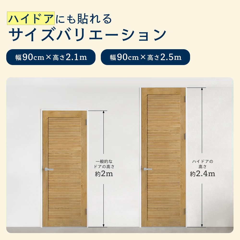 標準タイプとハイドアタイプ