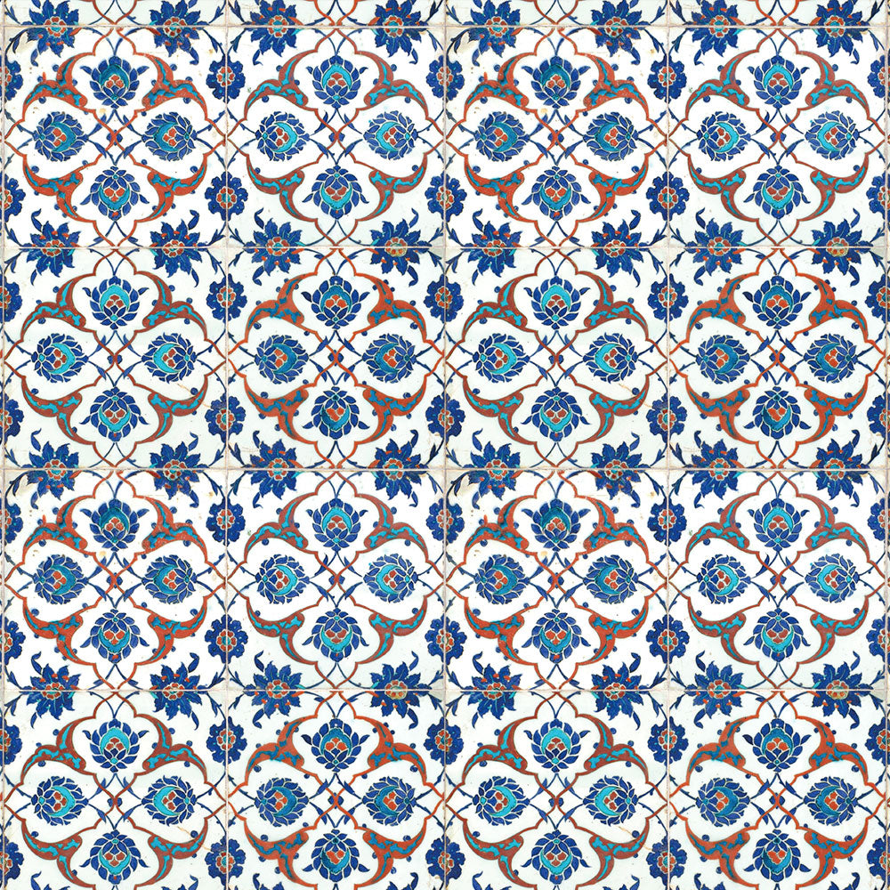 貼ってはがせる 床リメイクシート「Hatte me Floor (ハッテミーフロア)」ヘリテージタイル(65cm×3mサイズ) チチェク