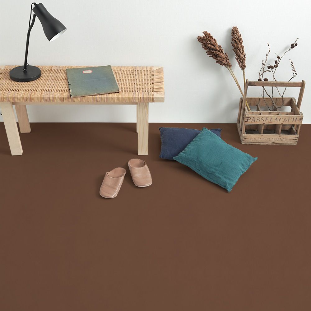 貼ってはがせる 床リメイクシート「Hatte me Floor Palette (ハッテミーフロア パレット)」 Earth アース (65cm×3mサイズ) 33 マッド